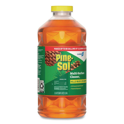 CloroxPro All Purpose Multi-Surface Cleaner, Original Pine Scent, 80 oz Bottle, 3/Carton