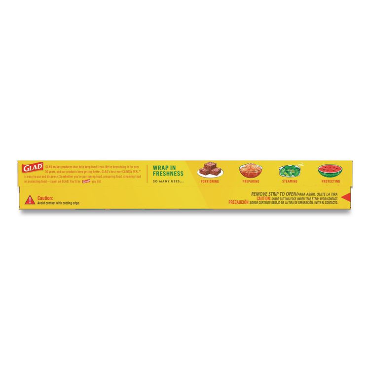 Cling'N Seal Plastic Food Wrap, 12" x 33.3 yd, 100 sq ft Roll, 16 Rolls/Carton