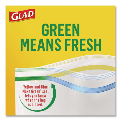 Zipper Food Storage Plastic Bags, Snack Size, 3.25 x 6.63 x 9.31, Clear, 50 Bags/Box, 12 Boxes/Carton