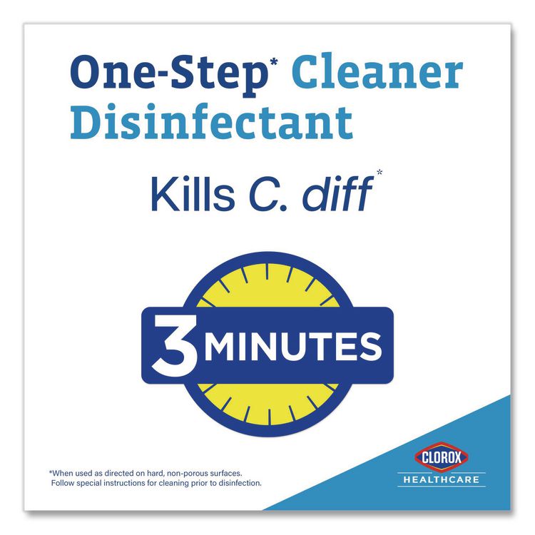 Dispatch Hospital Cleaner Disinfectant Towels w/Bleach, 1-Ply, 6.75 x 8, Unscented, White, 150/Canister, 8 Canisters/Carton