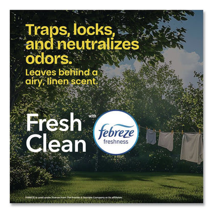 ForceFlex MaxStrength Tall Kitchen Drawstring Trash Bags, 13 gal, Fresh Clean Scent, 24 x 28, White, 34/Box, 6 Boxes/Carton