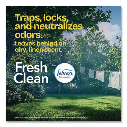 ForceFlex Kitchen Drawstring Trash Bags, 13 gal, Fresh Clean with Febreze Freshness, 24 x 27.38, White, 80/Box