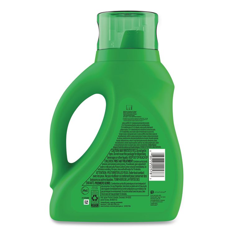 Liquid Laundry Detergent, Gain Original Scent, 42 oz Bottle, 6/Carton