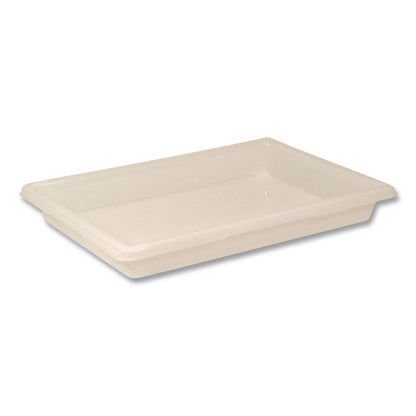 Food/Tote Boxes, 5 gal, 18 x 3.5 x 3.5, Plastic, White