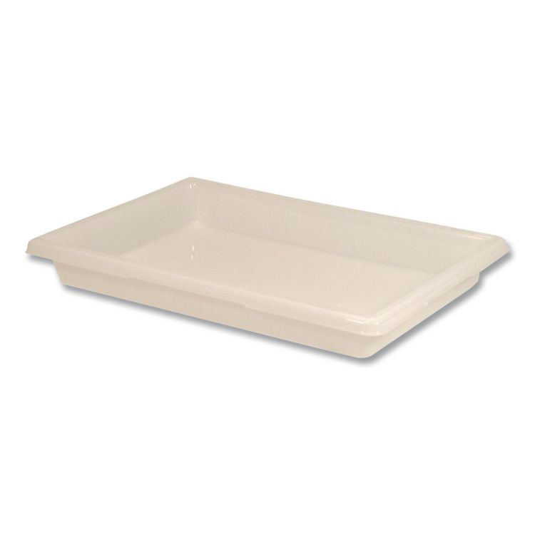 Food/Tote Boxes, 5 gal, 18 x 3.5 x 3.5, Plastic, White