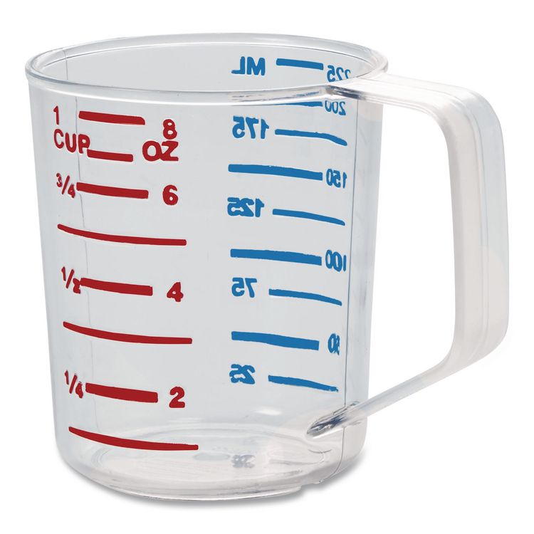Bouncer Measuring Cup, 8 oz, Clear
