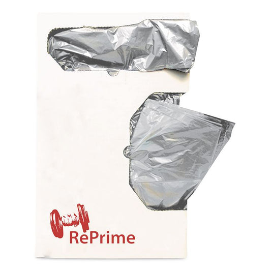 Right Sack Can Liners, 56 gal, 40.64 mic, 44" x 55", Gray, 100/Carton