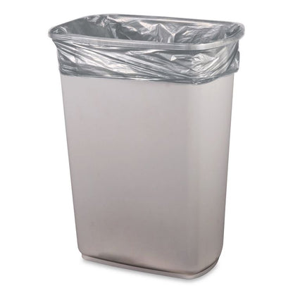 Right Sack Can Liners, 56 gal, 40.64 mic, 44" x 55", Gray, 100/Carton