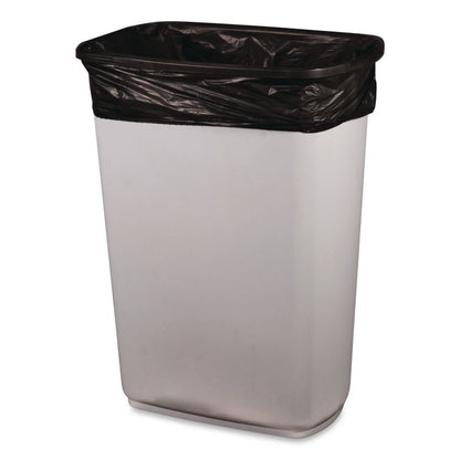 Linear Low Density Can Liners with AccuFit Sizing, 32 gal, 1.3 mil, 33" x 44", Black, 20 Bags/Roll, 5 Rolls/Carton