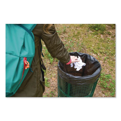 Linear Low Density Can Liners with AccuFit Sizing, 32 gal, 1.3 mil, 33" x 44", Black, 20 Bags/Roll, 5 Rolls/Carton