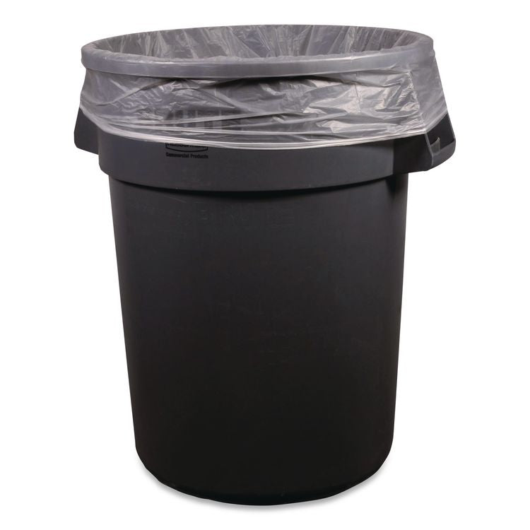 Linear Low-Density Can Liners, 55 gal, 0.7 mil, 43" x 47", Clear, 100/Carton