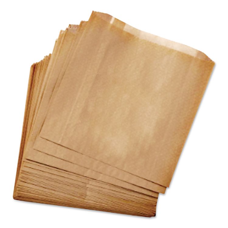 Waxed Napkin Liners for Most Swing-Top Type Receptacles , 8.5" x 7" x 8", Brown, 500/Carton