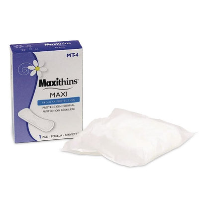 Maxithins Vended Sanitary Napkins, Size 4, Maxi Absorbency, 250/Carton