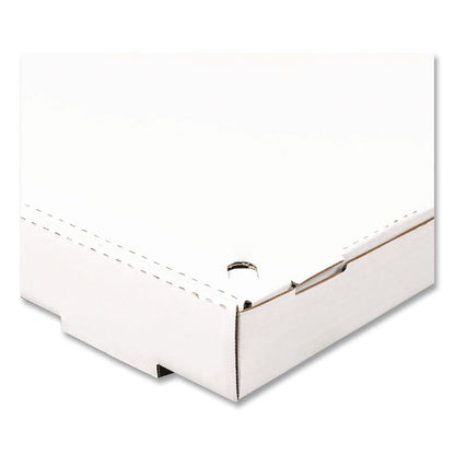 Corrugated Pizza Boxes, 12 x 12 x 1.97, White/Brown, 50/Carton