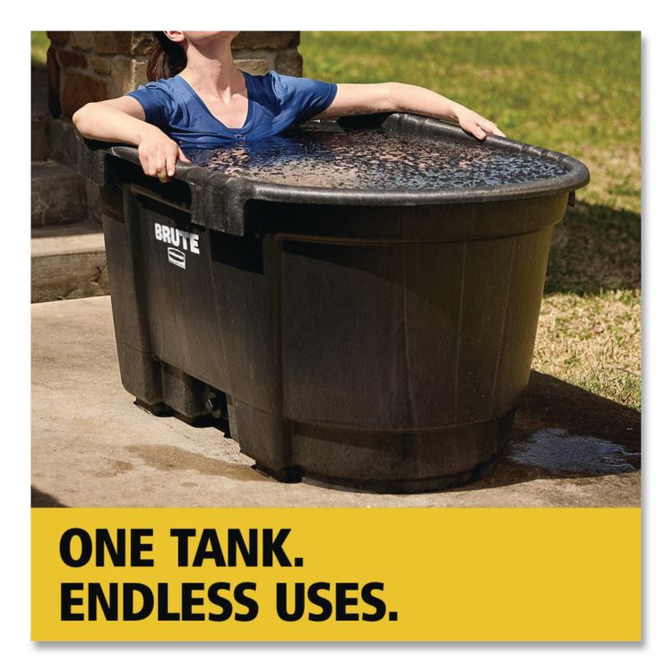Brute Stock Tank, 100 gal, Black