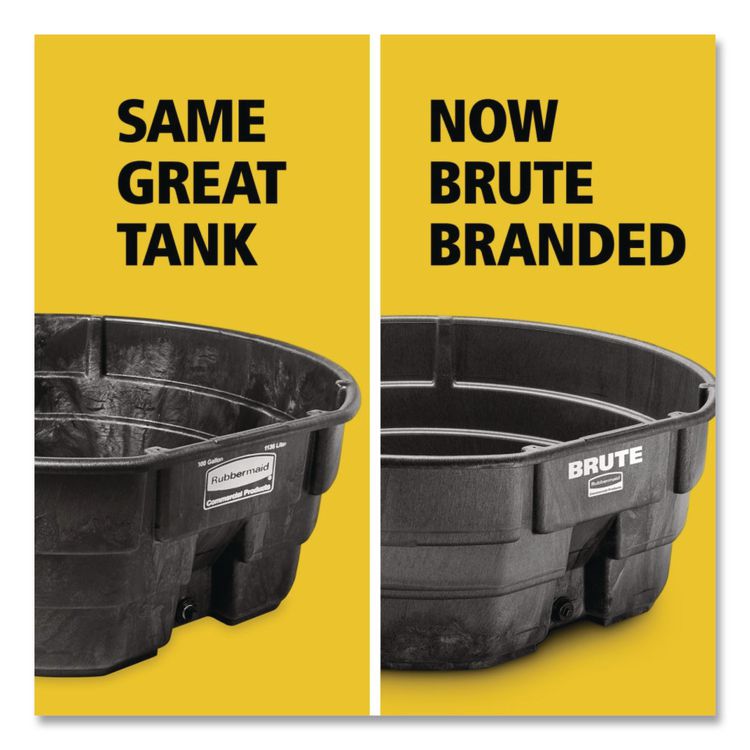 Brute Stock Tank, 300 gal, Black