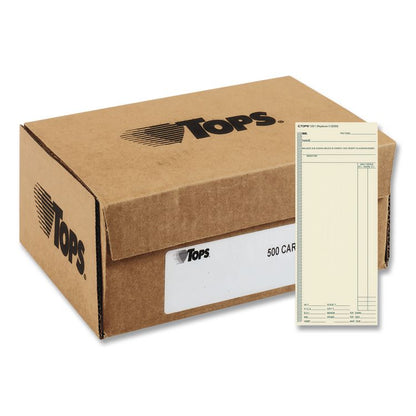 Time Clock Cards, Replacement for ATR206/C3000/M-154, One Side, 3.38 x 8.25, 500/Box