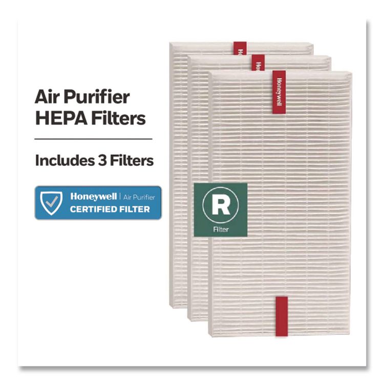 Allergen Remover Replacement HEPA Filters, 6.75 x 10.3, 3/Pack