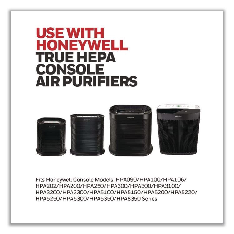 Allergen Remover Replacement HEPA Filters, 6.75 x 10.3, 3/Pack