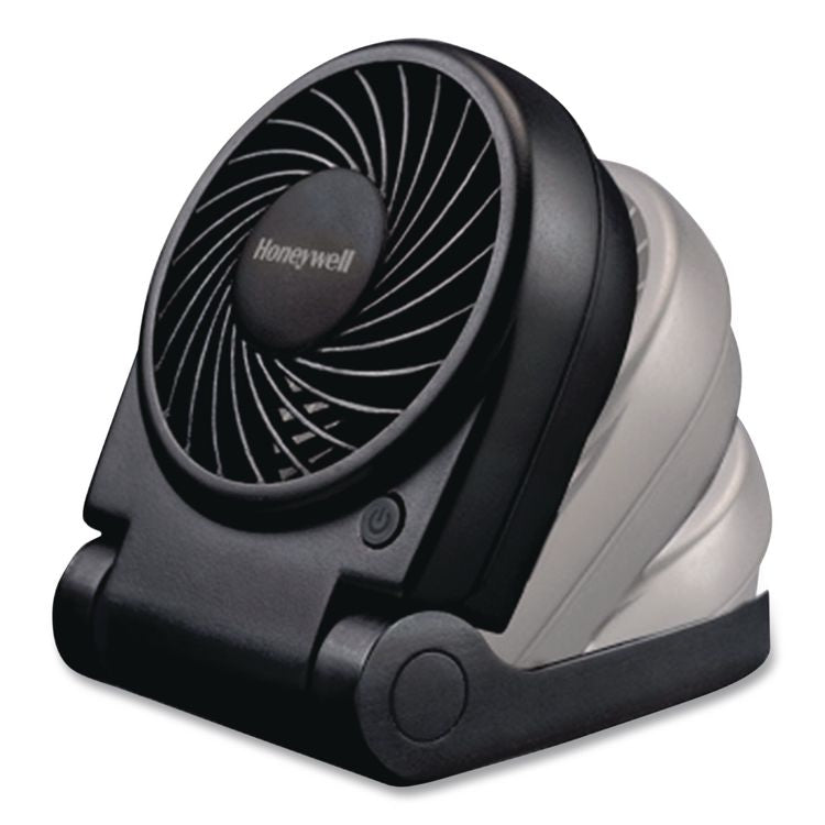 Turbo On The Go USB/Battery Powered Fan, 3", 1 Speed, Black