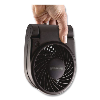 Turbo On The Go USB/Battery Powered Fan, 3", 1 Speed, Black