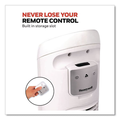 QuietSet Whole Room Tower Fan, 5 Speeds, White