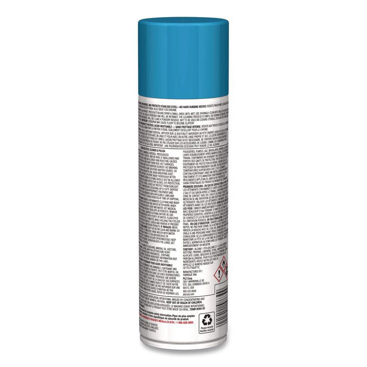 Stainless Steel Polish and Cleaner, 15 oz Aerosol Spray