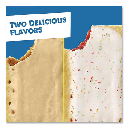 Pop Tarts, Brown Sugar Cinnamon/Strawberry, 2 Tarts/Pouch, 12 Pouches/Pack, 2 Packs/Carton