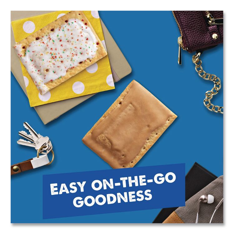 Pop Tarts, Brown Sugar Cinnamon/Strawberry, 2/Pouch, 24 Pouches Box, 2 Boxes/Carton