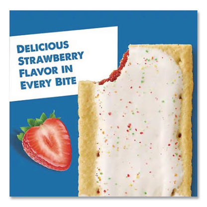 Pop Tarts, Frosted Strawberry, 3.67 oz, 2/Pack, 6 Packs/Box