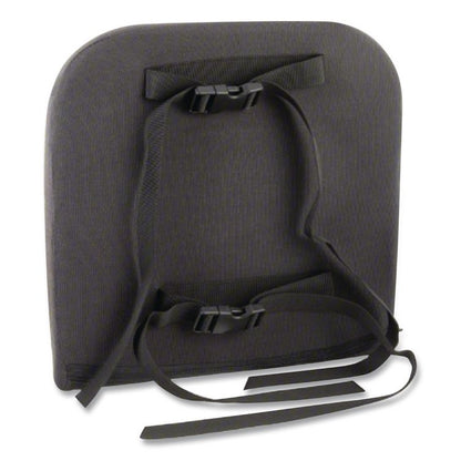 Memory Foam Backrest, 16 x 12 x 16, Black