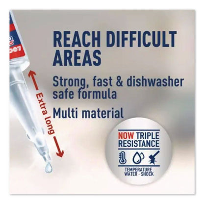 Longneck Bottle Super Glue, 0.18 oz, Dries Clear