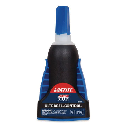 Ultra Gel Control Super Glue, 0.14 oz, Dries Clear
