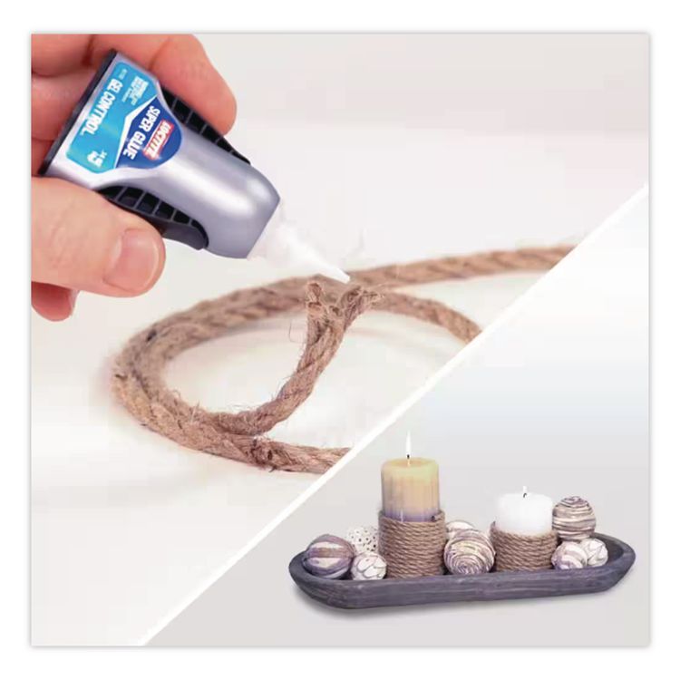 Control Gel Super Glue, 0.14 oz, Dries Clear