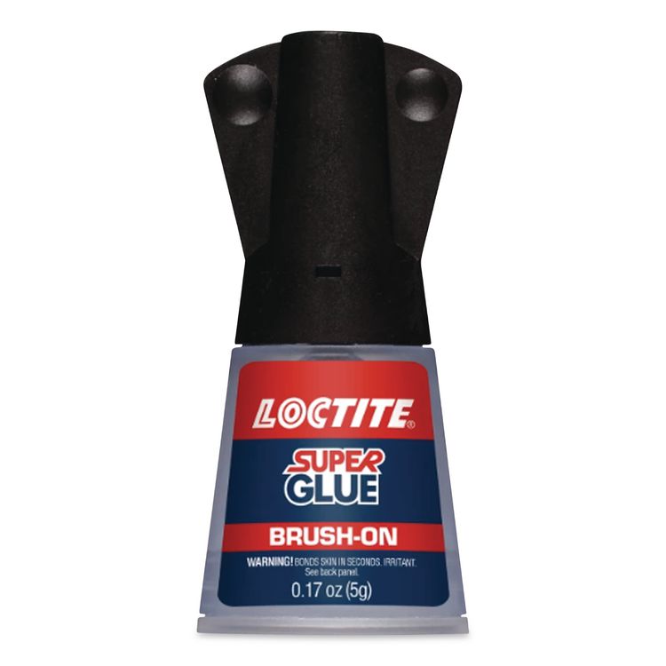 Super Glue Brush On, 0.17 oz, Dries Clear