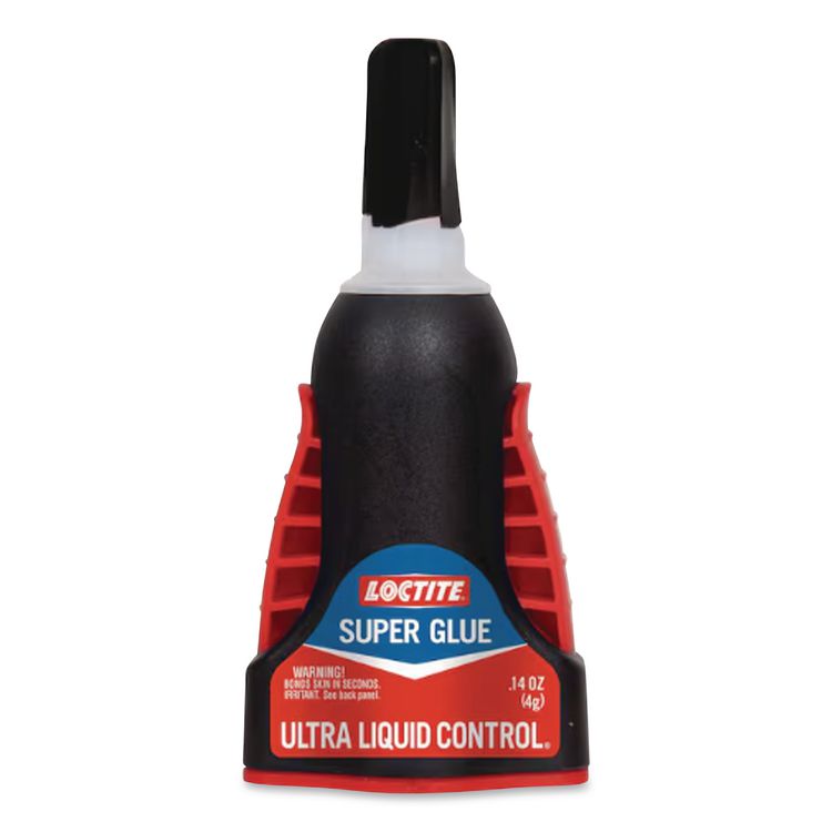 Ultra Liquid Control Super Glue, 0.14 oz, Dries Clear