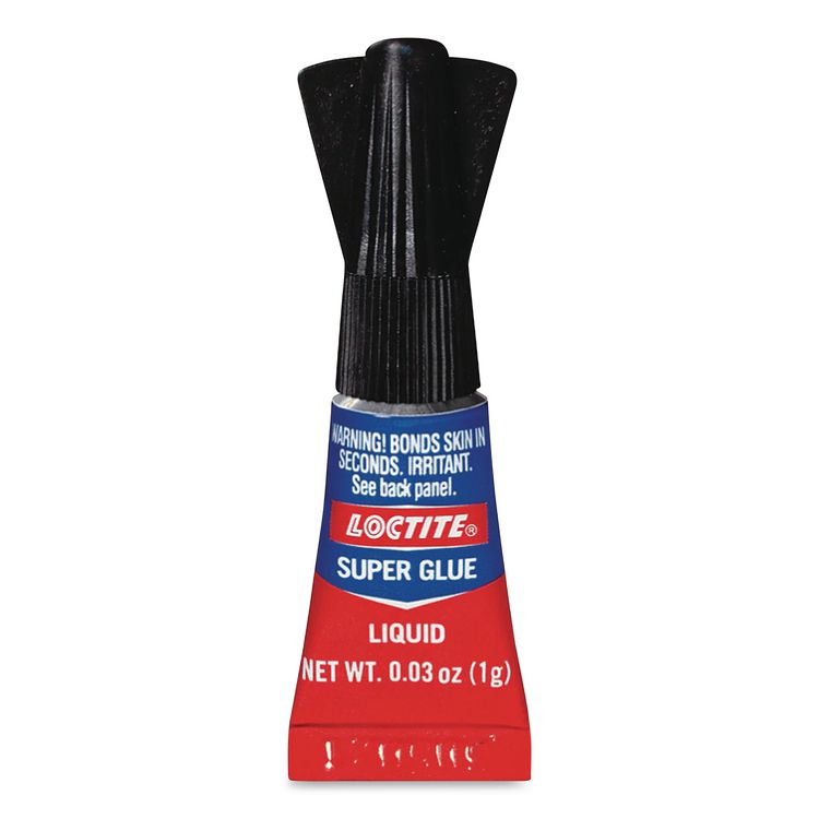 Super Glue, 0.11 oz, Dries Clear, 3/Pack