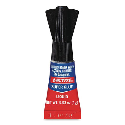 Super Glue, 0.11 oz, Dries Clear, 3/Pack