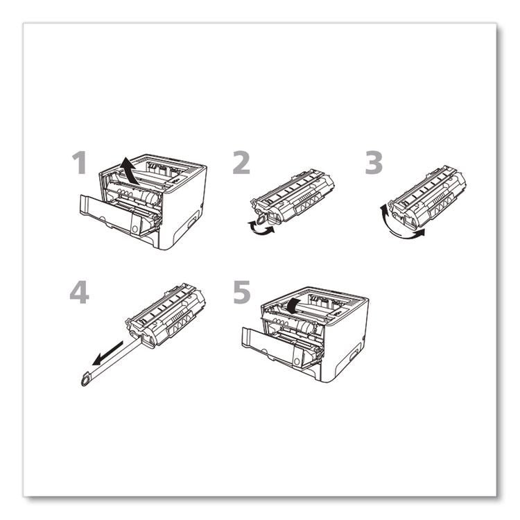 Compatible CE505A(M) (05AM) MICR Toner, 2,300 Page-Yield, Black