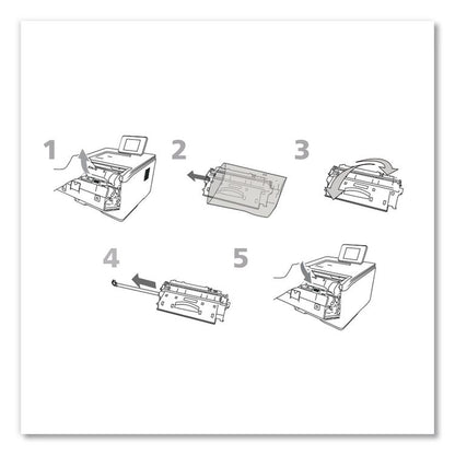Compatible CF280X(M) (80XM) High-Yield MICR Toner, 6,900 Page-Yield, Black