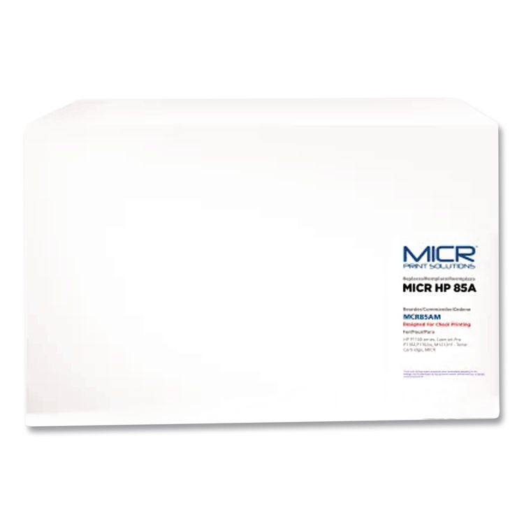 Compatible CE285A(M) (85AM) MICR Toner, 1,600 Page-Yield, Black