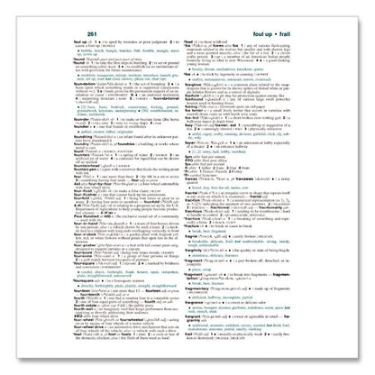 Merriam-Webster All-In-One Dictionary/Thesaurus, Hardcover, 768 Pages