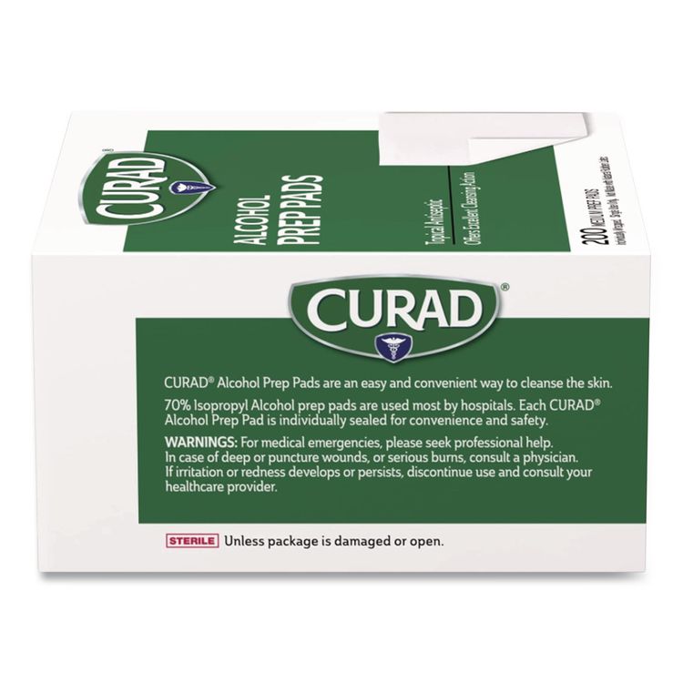 Alcohol Swabs, 1 x 1, 200/Box