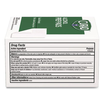 Alcohol Swabs, 1 x 1, 200/Box