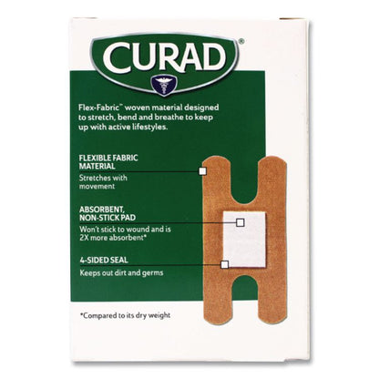 Flex Fabric Bandages, Knuckle, 1.5 x 3, 100/Box