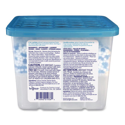 2-in-1 Moisture Absorber + Odor Eliminator, Cool and Clean, 14 oz Jar, 4/Carton