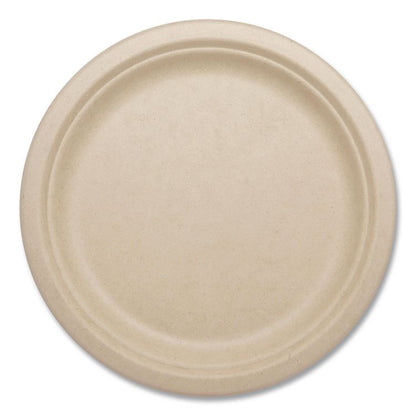 Fiber Plates, 10" dia, Natural, 20/Pack