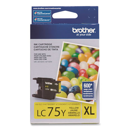 LC75YS Innobella High-Yield Ink, 600 Page-Yield, Yellow