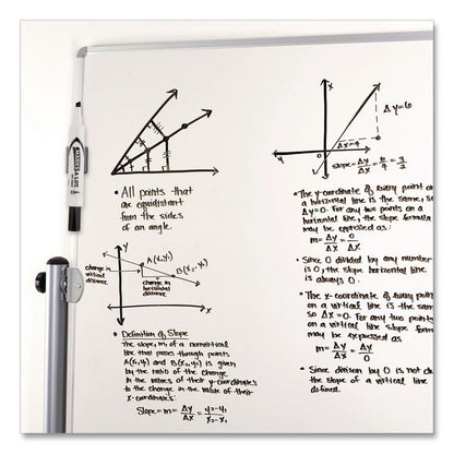 MARKS A LOT Desk-Style Dry Erase Marker Value Pack, Broad Chisel Tip, Black, 36/Pack