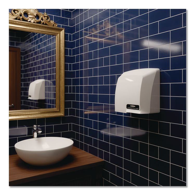 CompactDryer Automatic Hand Dryer, 115 V, 10.18 x 5.18 x 10.93, Gray
